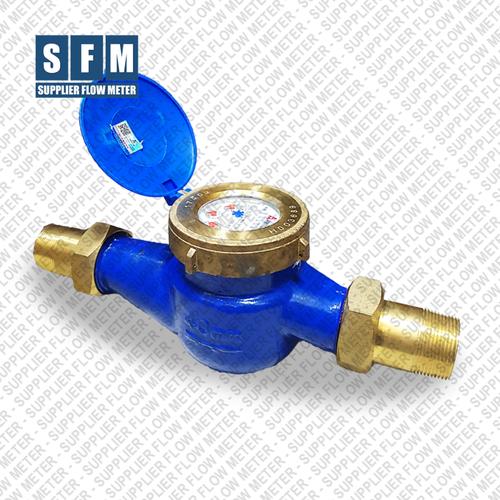 Jual WATER METER 1,5 INCH AMICO DN40 TYPE LXSG40E SCREW/DRAT 11/2