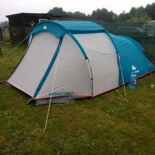 Black and Orange Pup Tent