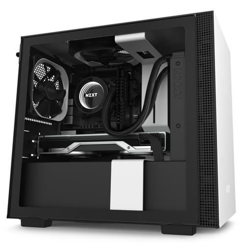 Jual NZXT H210 Matte White Tempered Glass Mini-ITX Gaming Case