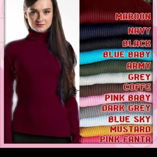 Foto Produk Sweather Rajut Turtle Neck dari KALINDA SHOP