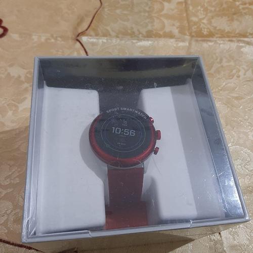 Jual fossil ladies' red smartwatch 