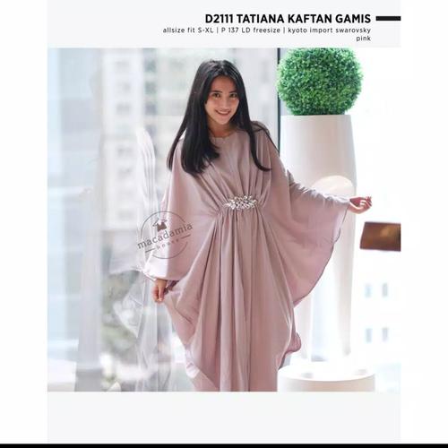 Foto Produk kaftan polos muslim baju muslim kilau kaftan busana muslim nikahan dari wahyutriutamii