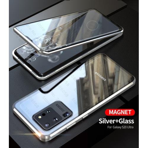 Foto Produk Case Samsung S20 S20 Plus casing magnetic full cover 360 DepanBelakang - SAM S20 PLUS, Hitam dari arterycircle