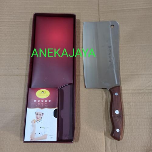 Foto Produk Golok daging tajam gagang kayu Korea 32 cm dari anekajaya078
