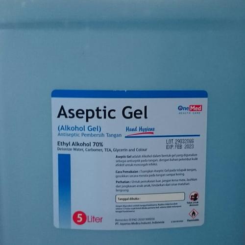 Foto Produk ONEMED ASEPTIC GEL HAND SANITIZER 5 LITER JERIGEN dari TokoTensi