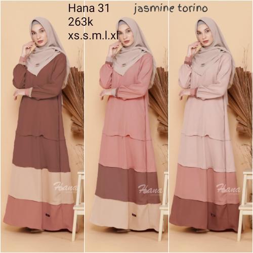 Foto Produk Gamis hana 31 hana cool action jasmine torino dari sofrisa