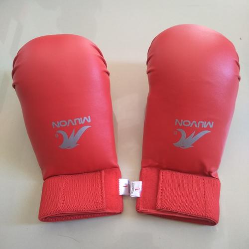 Jual handpro karate pelindung tangan protector muvon merah L Kota