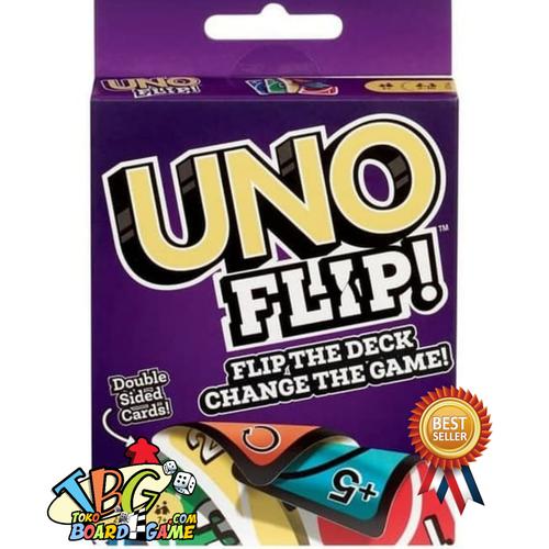 Foto Produk Paket Uno Flip + Pelindung Kartu ( Original ) Toko Board Game dari Toko Board Game