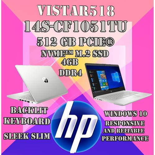 Jual Laptop Hp 14s Cf1051tu N4205 Ssd 512gb Nvme 4gb 14 Intel Uhd Win10 Jakarta Pusat Vistar518 Tokopedia