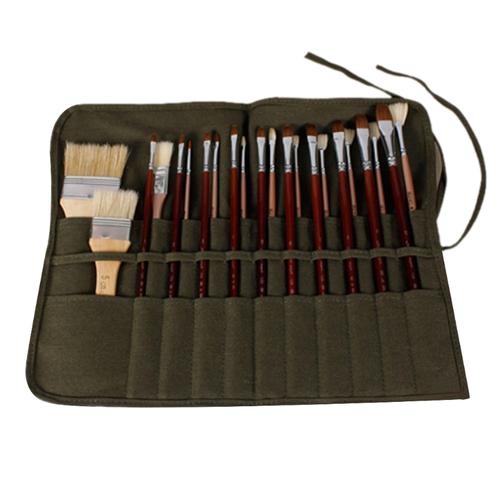 Jual Wer Brush Bag Artist Watercolor Draw Pen Oil Paint Roll Up Canvas - Kab. Bogor - Kokobeluk14 | Tokopedia