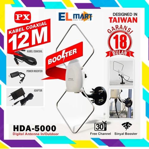 Foto Produk Antena TV digital indoor outdoor PX HDA-5000 / PX 5000 dari elmart