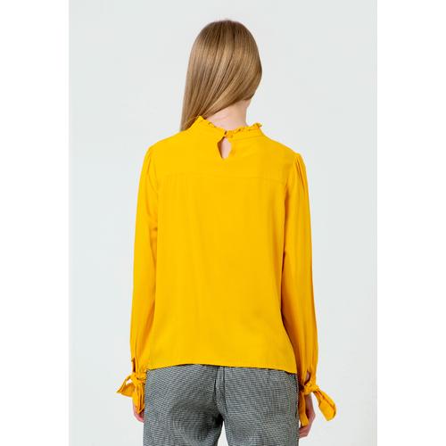Foto Produk Colorbox Ruffle Long Sleeve Blouse I:Blwkey120D033 Yellow - Kuning, XS dari Colorbox Indonesia