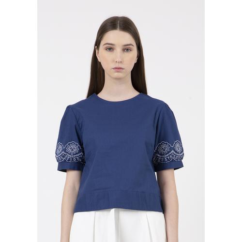 Foto Produk Colorbox Regular Blouse I-Bswfcr120C011 Blue - Blue, M dari Colorbox Indonesia