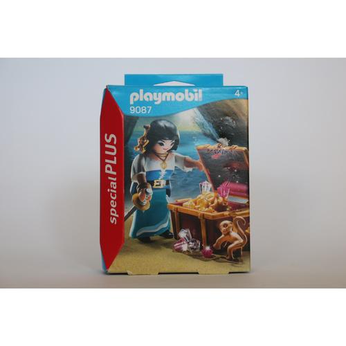 Jual PLAYMOBIL- special PLUS Pirate girl with treasure chest 9087