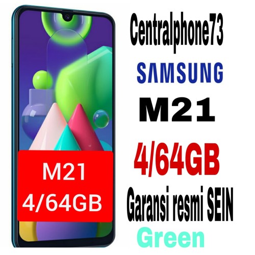 Foto Produk Samsung M21 4/64GB - GARANSI RESMI SEIN - Hijau dari centralphone73