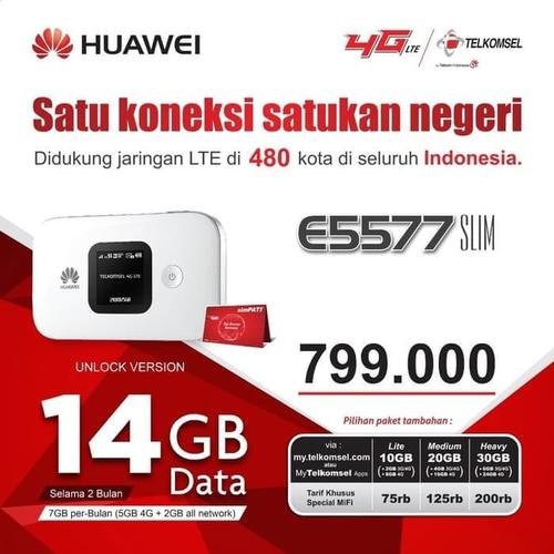 Jual Mifi Modem Wifi Router 4g Huawei E5577 Telkomsel Unlock Free 14gb Jakarta Barat Andreisshop 