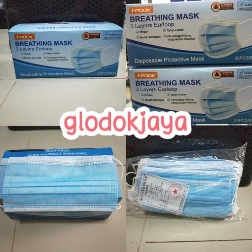 Jual Jual Masker 3 Ply Merk I Pook Earloop Murah Jakarta Utara Toko Glodok Jaya Tokopedia