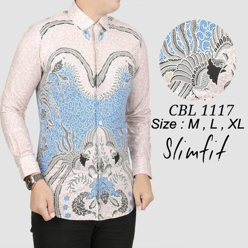 Foto Produk KEMEJA BATIK KOKO SLIM FIT / BAJU BATIK KOKO PRIA SLIM FIT CBL333 dari Lina Batik Distro