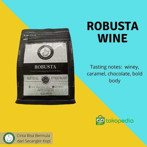 Foto Produk Kopi Robusta Wine Temanggung roastbean ( 200 gram ) dari Rumah Kopi Temanggung