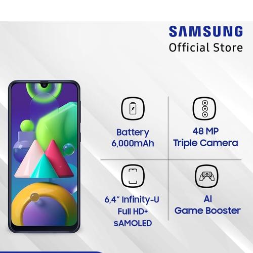 Foto Produk SAMSUNG GALAXY M21 4/64 GARANSI RESMI SEIN - Biru dari Angela Reborn