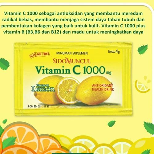 Jual Vitamin C 1000 Sido Muncul Serbuk Kota Surakarta Singapore Solo Tokopedia