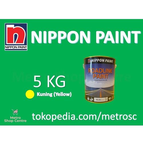 Jual NIPPON PAINT Cat Jalan Roadline Paint 5 Kg Yellow (Kuning