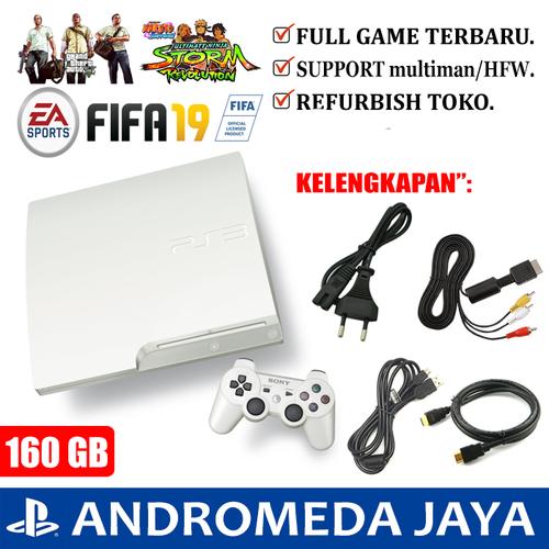 Foto Produk SONY PS3 PS 3 SLIM OFW 160GB PUTIH dari Andromeda Jaya