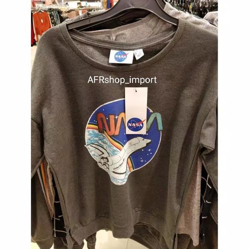 Sweater NASA abu-abu Primark size XS 