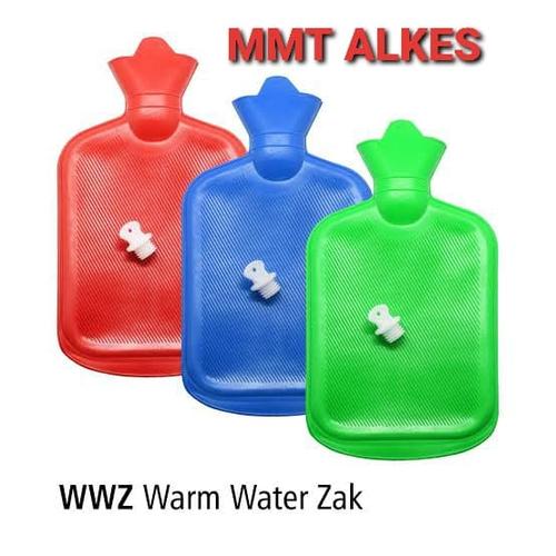 Foto Produk wwz - Bantal Kompres Air Panas Buli Buli Hot Water Bag Warm W - Biru dari MMTAlkes
