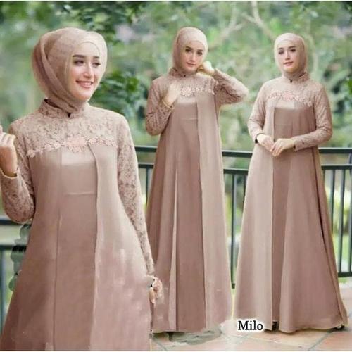 Jual Baju Gamis Wanita Brukat Simple Elegan Termurah Elegan Best Seler Jakarta Barat Dicky Shop07 Tokopedia