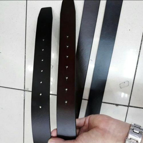 Foto Produk tali gesper ikat pinggang model tusuk pria cowok kulit asli ukuran 3cm dari feliceshop88