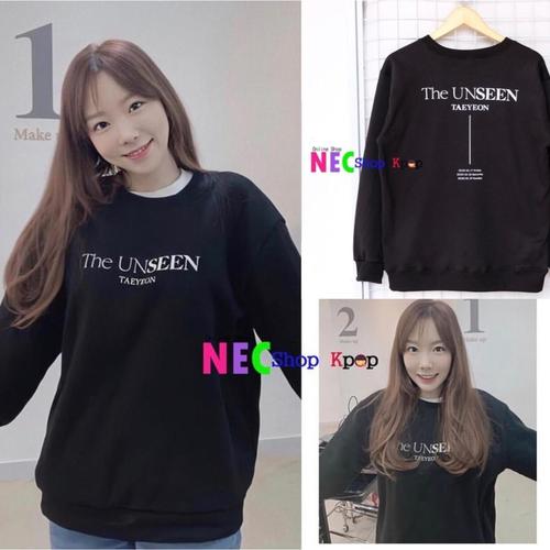 The UNSEEN Taeyeon Sweatshirt black M di Nec Shop Kpop Tokopedia