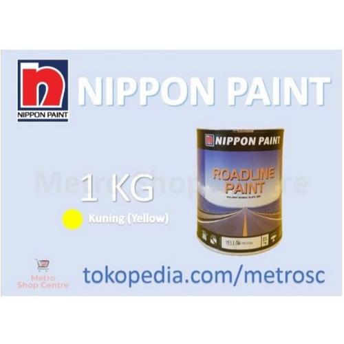 Jual NIPPON PAINT Cat Jalan Roadline Paint 1 Kg Yellow (Kuning