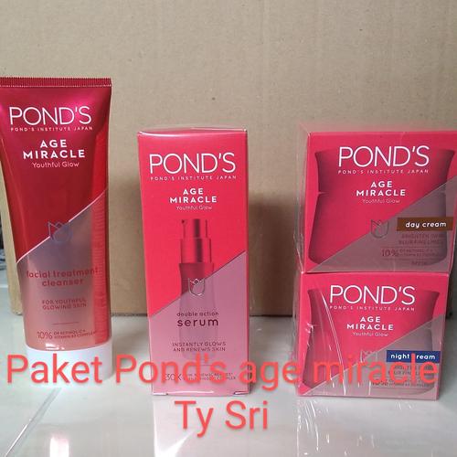 Foto Produk PAKET POND'S AGE MIRACLE PAKET PONDS AGE MIRACLE SKIN CARE - ISI 4 dari Ty Sri