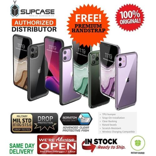 Gambar iPhone 11 / 11 Pro / 11 Pro Max Case Supcase UB Style (Slim and Clear) - Clear, iPhone 11 dari Supcase Official ID undefined Tokopedia