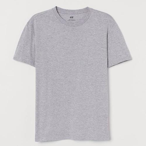 Jual H\u0026M Cotton T-shirt Regular Fit 