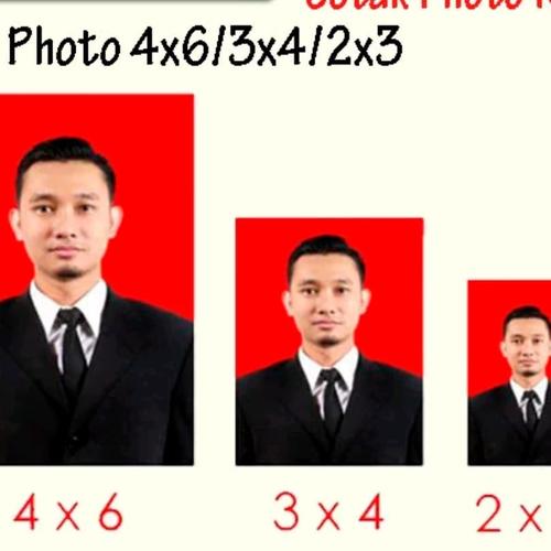 Jual cetak photo online pas foto ukuran 2x3 I 3x4 I 4x6 - Kab. Lebak - bina photo | Tokopedia