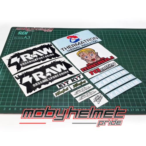Gambar Sticker Set - KYT TT Course - Jaume Masia - Full - Good Quality dari Moby Helmet Pride undefined Tokopedia