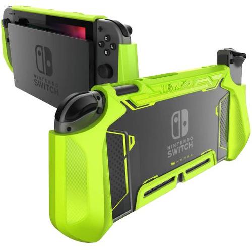 Foto Produk Nintendo Switch Case Mumba Blade Series Heavy Duty Grip Cover - Black - Green dari Supcase Official ID