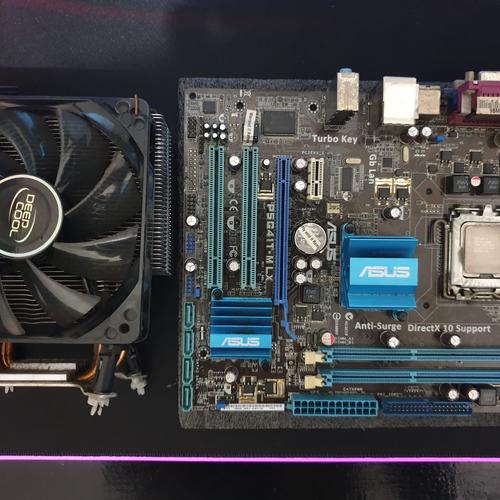 Foto Produk Motherboard Asus P5G41T + Proc Xeon + Fan DeepCool dari Lensa Pradita