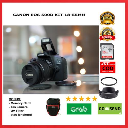 Foto Produk Canon 1500d kit 18-55mm WIFI Canon eos 1500d kit 18-55mm WIFI dari SAKURA CAMERA