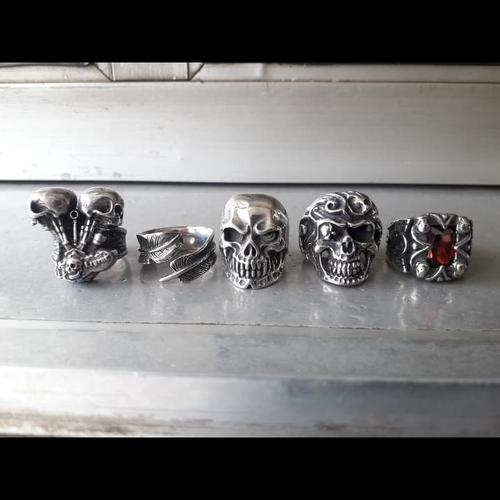 Foto Produk new skull ring stainless steel 316L ex display 2 dari tokonline jakarta