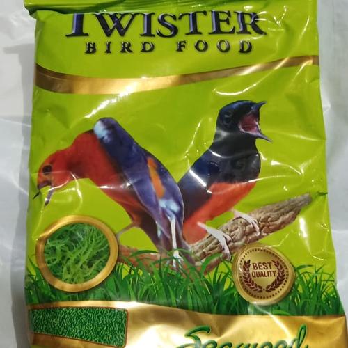 Jual makanan burung jalak suren pentet TWISTER BIRD FOOD SEAWEED 400 gr - Kota Depok - Paw Star Petshop | Tokopedia