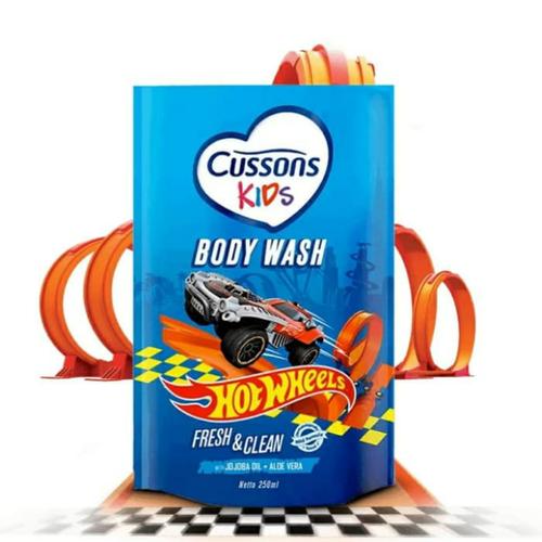 Foto Produk Cussons Kids Body Wash Hot Wheels Refill 250ml Bodywash Sabun Mandi dari Nic Shop