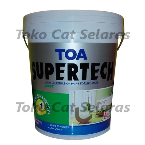 Jual CAT TEMBOK TOA SUPERTECH A1500 (PUTIH) 18LT Kota Tangerang
