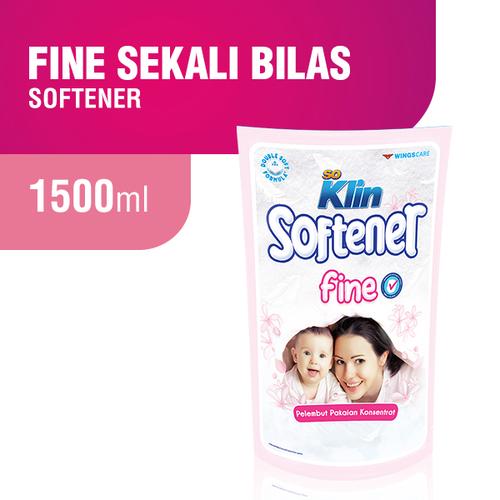 Foto Produk Soklin Pelembut Pakaian Sekali Bilas Fine 1500 ml dari Wings Official Store