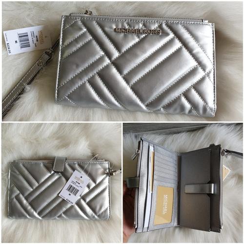 mk silver wallet