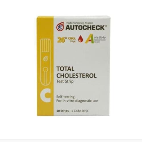 Foto Produk AUTOCHECK CHOLESTEROL STRIP 10 dari Altha Sejahtera Medika