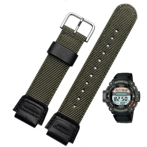 Jual Nylon strap for casio band for SGW 