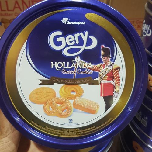 Jual gery hollanda butter cookies 225gr/garuda food hollanda/hollanda